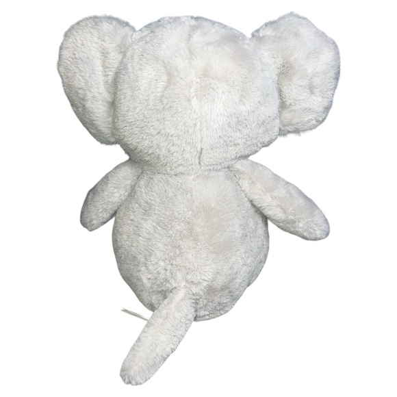 Kellytoy Gray Elephant Plush Rattle Stuffed Animal Toy Crinkle Ears 13" Baby - Picture 3 of 6